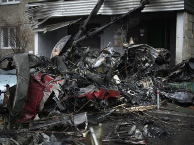 Ministro del Interior de Ucrania muere al estrellarse el helicóptero donde viajaba