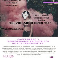 Llaman a presentar 'Un violador en tu camino” en la Glorieta de Insurgentes por mofa del América