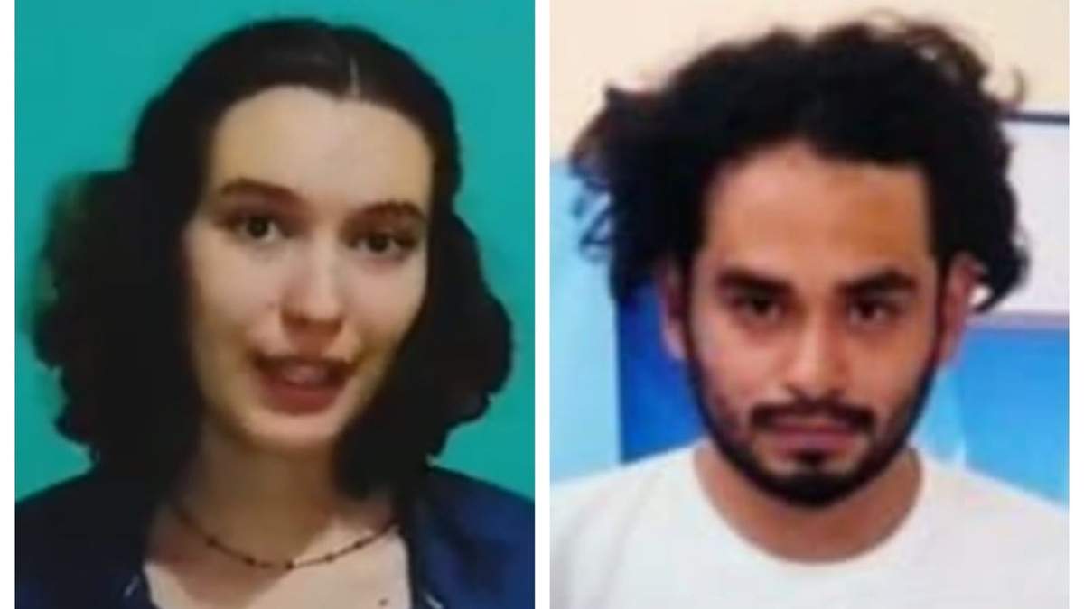 Paula Petersen, de 16 años, y su presunto secuestrador, Miguel Ángel Benítez López, de 32 años