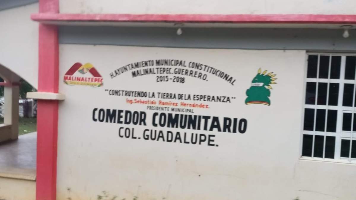 El comedor comunitario donde fue retenido el alcalde