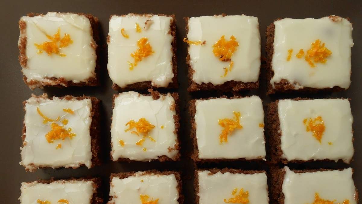 Cuadraditos de naranja. Fuente: (X)