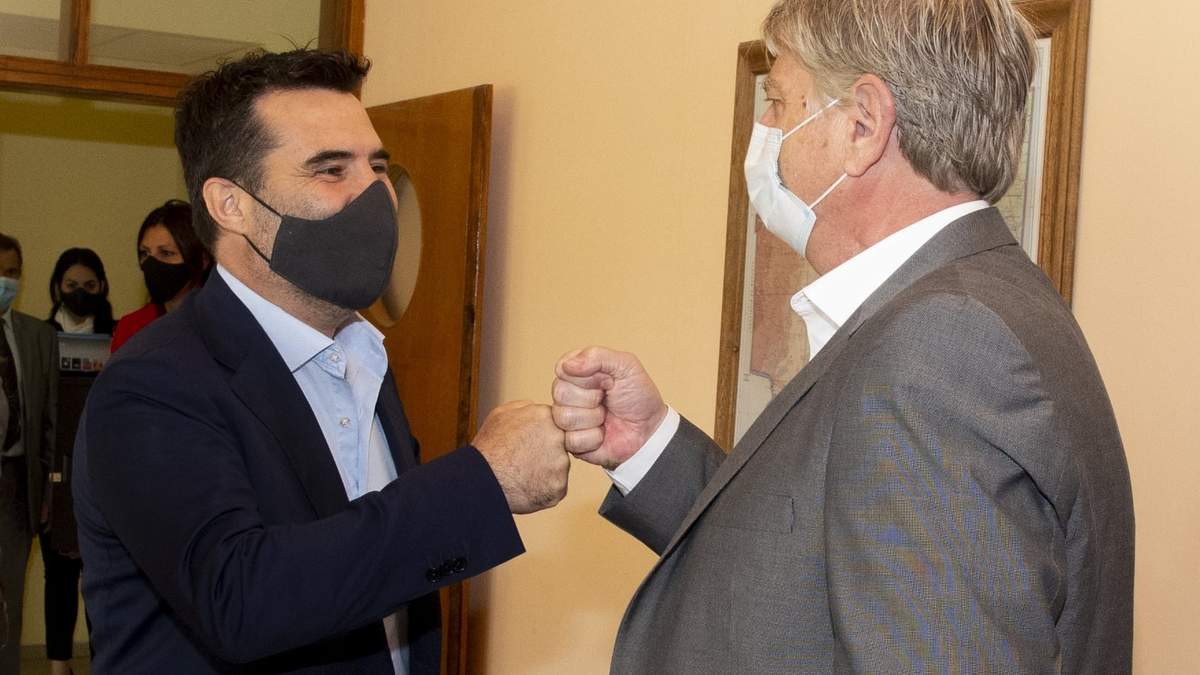 Darío Martínez junto a Sergio Ziliotto. Fuente: (Twitter)