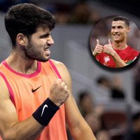 El guiño de Carlos Alcaraz a Cristiano Ronaldo en Shanghái