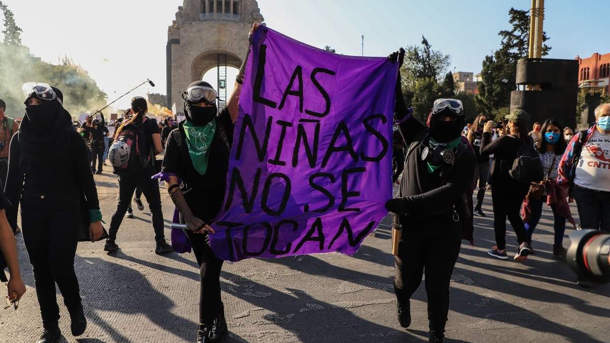 Marcha feminista en la CDMX