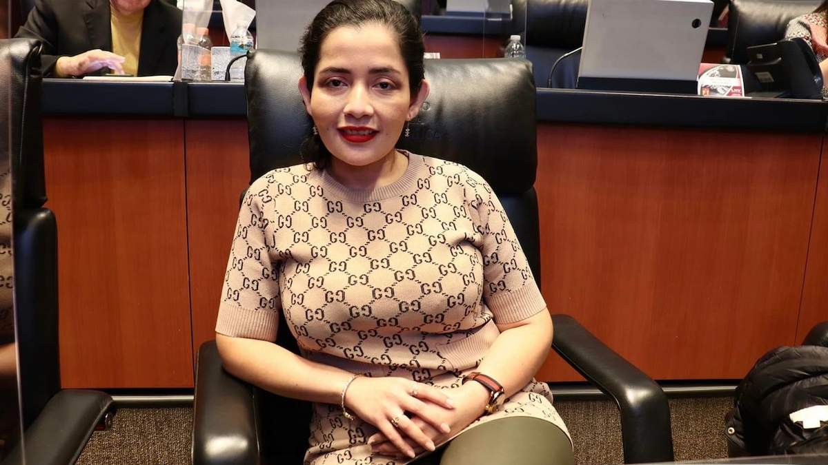 La senadora de Morena