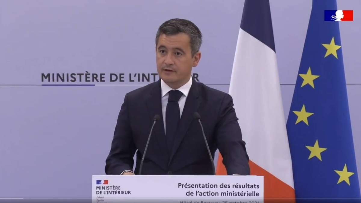 El ministro del Interior, Gérald Darmanin