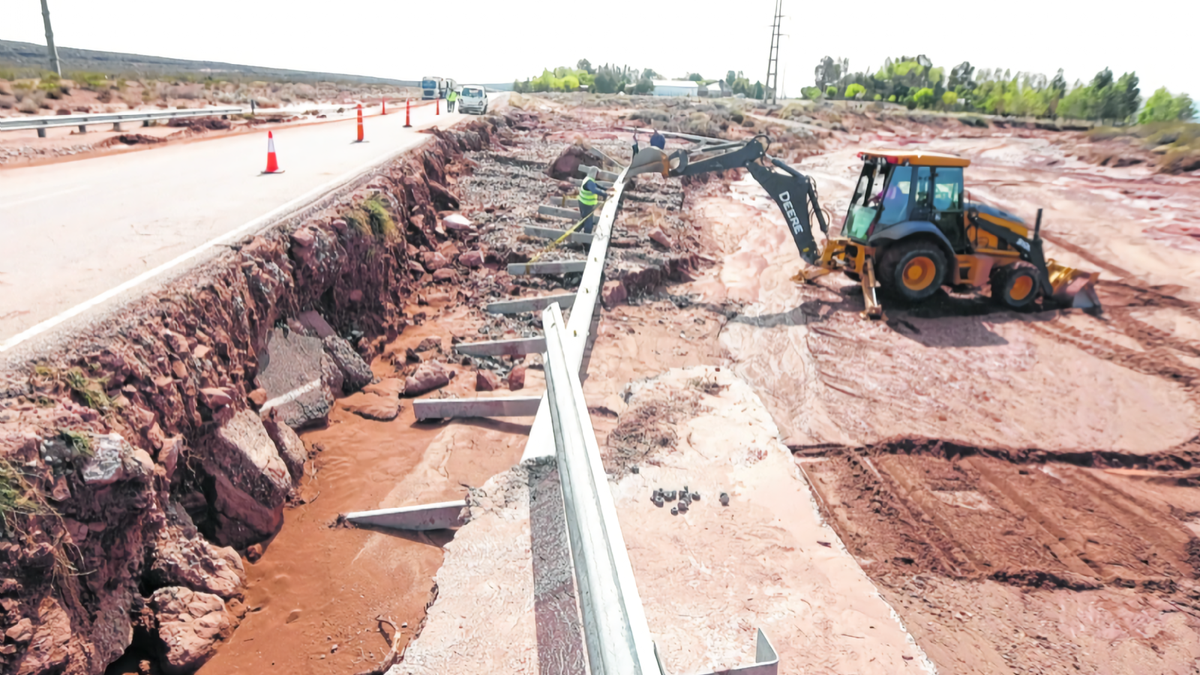 Obras en rutas neuquinas. Fuente: (Twitter)