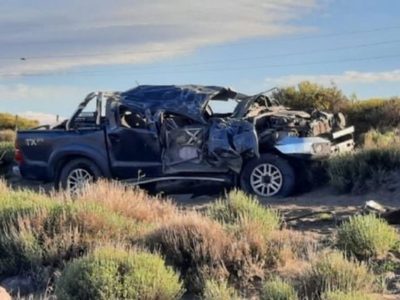 Trágico vuelco en la Ruta 21: dos jóvenes fallecieron y dos están graves