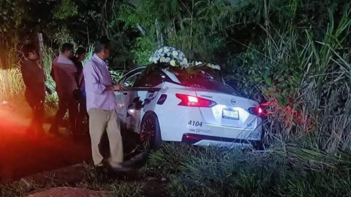 Un taxista asesinado en el periférico Carlos Pellicer Cámara