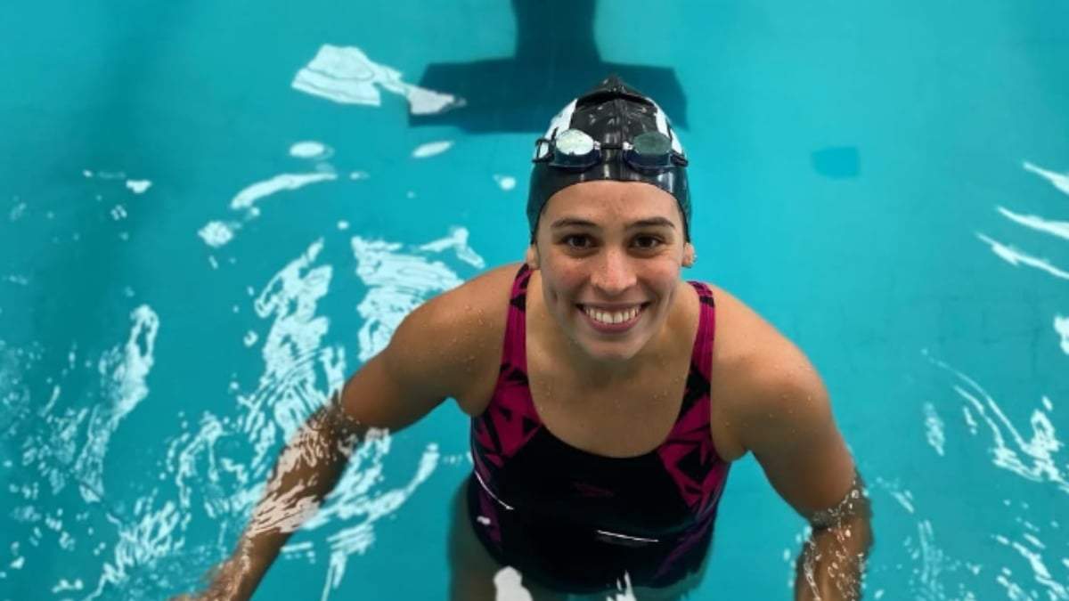 La nadadora Melissa Rodríguez
