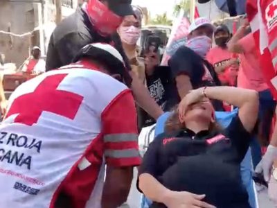 Por dolores de parto, candidata del PRI suspende recorrido de campaña (Video)