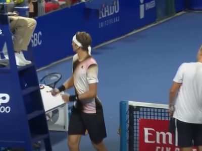 Alexander Zverev agrede con su raqueta al juez y lo expulsan del Abierto Mexicano de Tenis (Video)