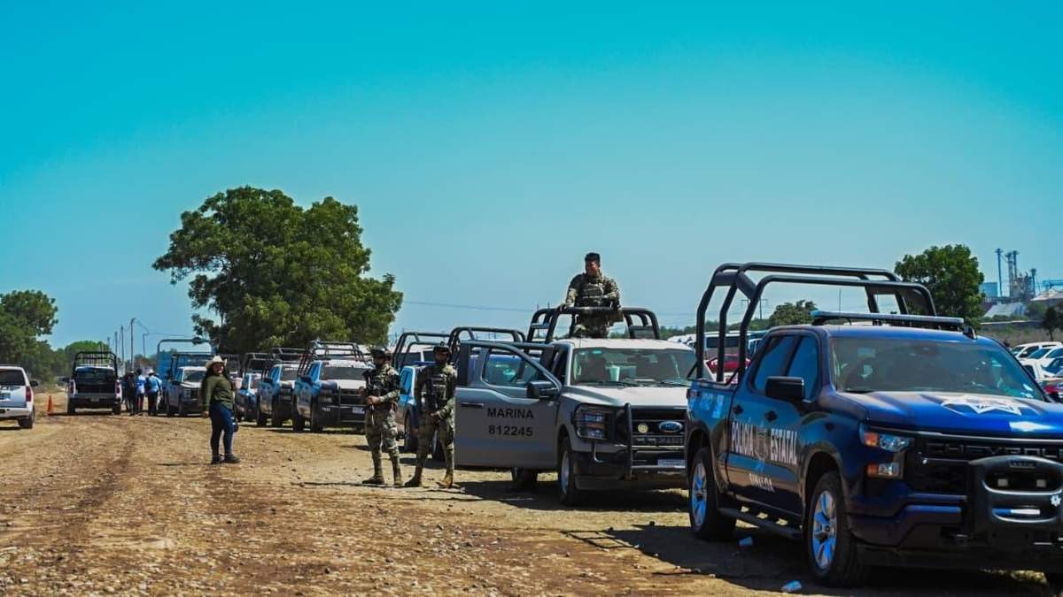Fuerzas de seguridad resguardan inauguración de ExpoAgro 2026 en Culiacán, Sinaloa