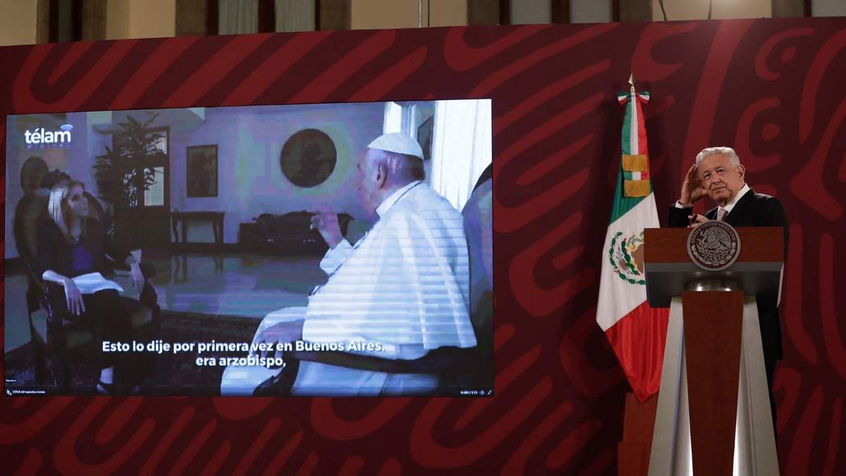 El presidente López Obrador