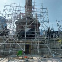 Inician restauración de columna del Ángel de la Independencia; prevén concluir en tres meses