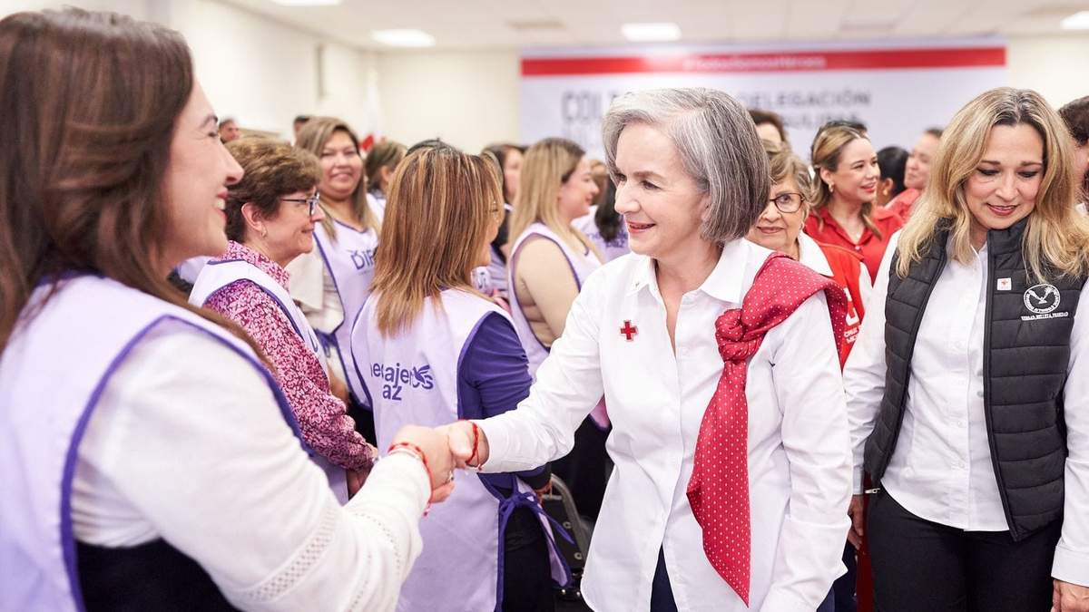 Pone en marcha María de Villarreal la Colecta Anual de la Cruz Roja Mexicana 2024 en Tamaulipas