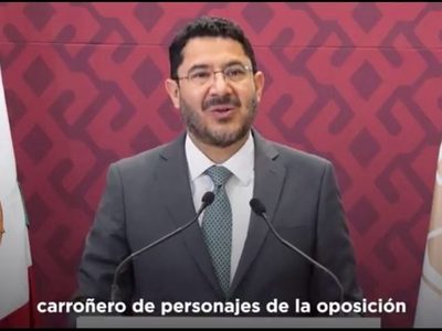 “Parecen zopilotes”, así calificó Batres a quienes acusaron al gobierno por caída de dovela