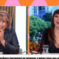 Moria Casán y Georgina Barbarossa se reencontraron un vivo: “Nunca te dejé de querer”