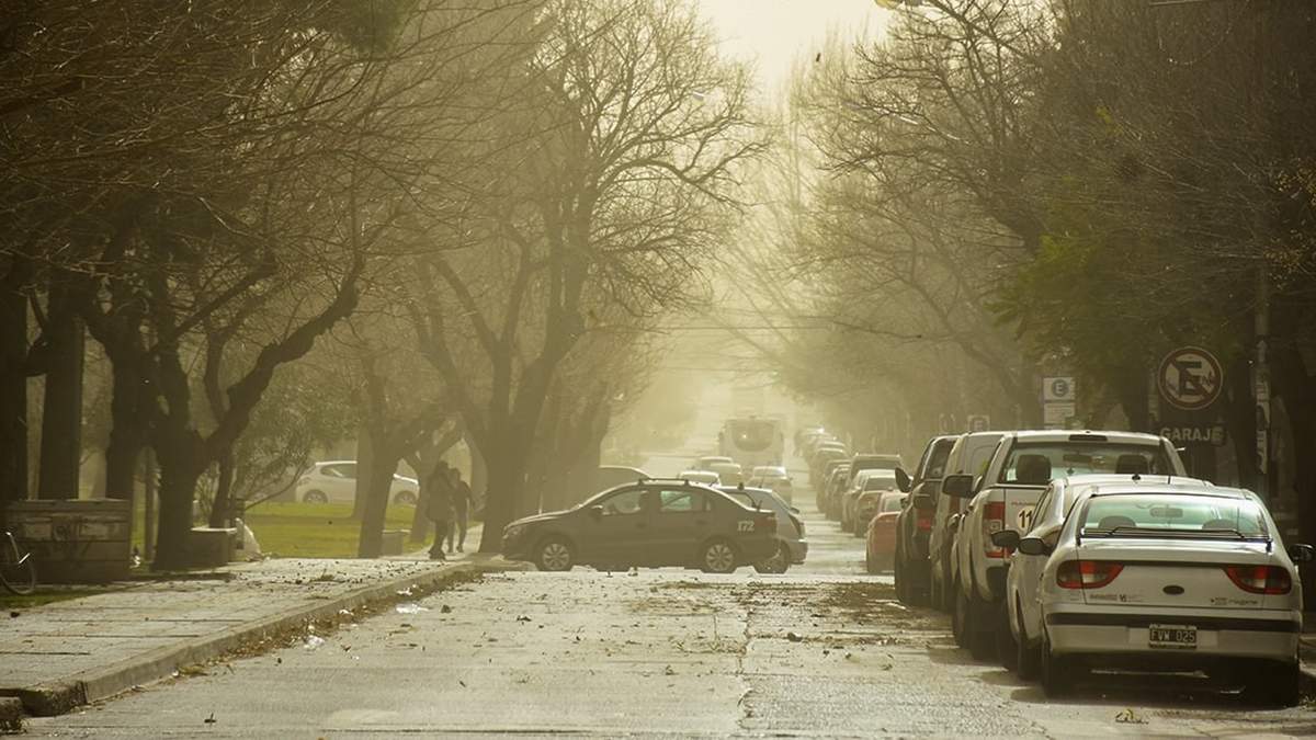 El clima en Neuquén traerá mucho viento y lluvias en casi toda la provincia. Fuente: (Twitter)