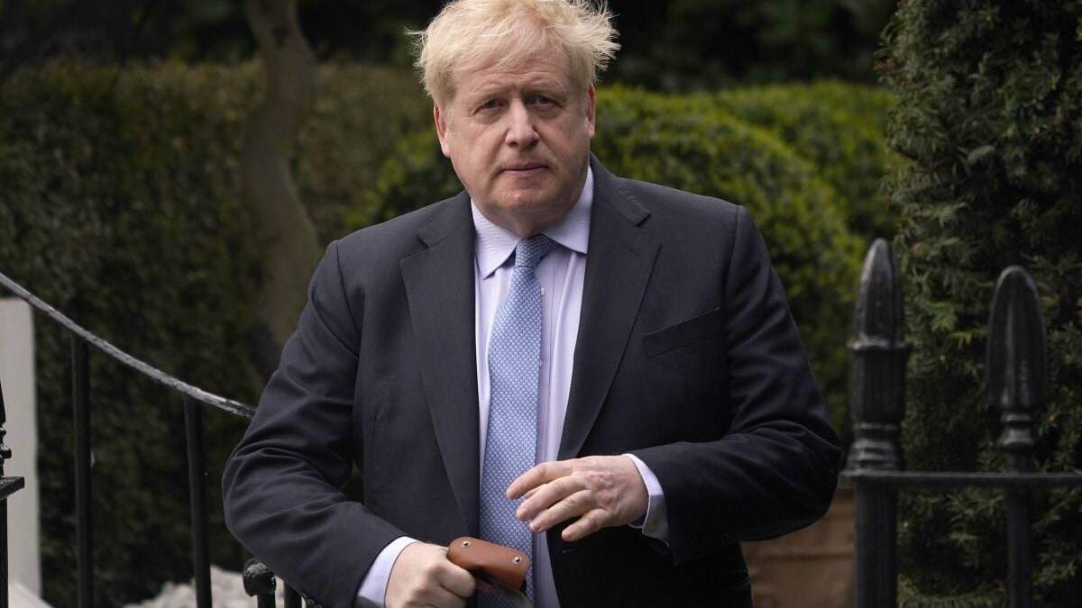El exprimer ministro británico, Boris Johnson