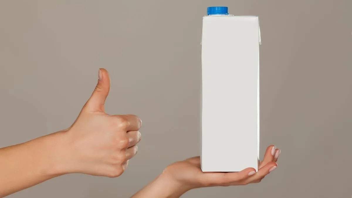 Cómo reciclar con cajas de leche. Fuente: (X)