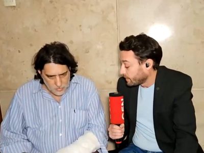 “Estoy vivo para contarlo”, habló el hombre al que se le cayó un vidrio en Palermo