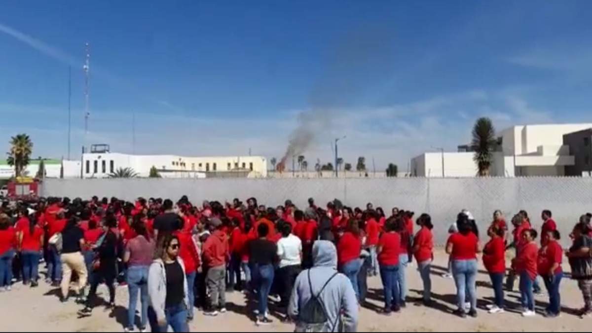 El motín sucedió el día de visita