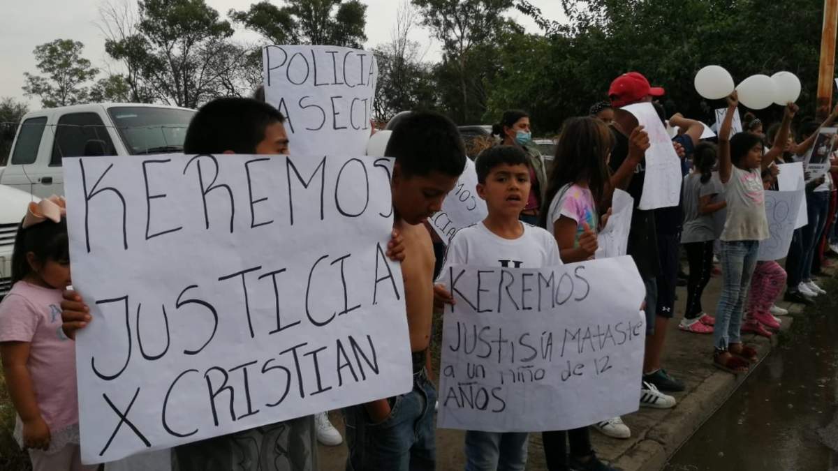 Vecinos de Cristian, de 12 años, exigieron justicia por su asesinato