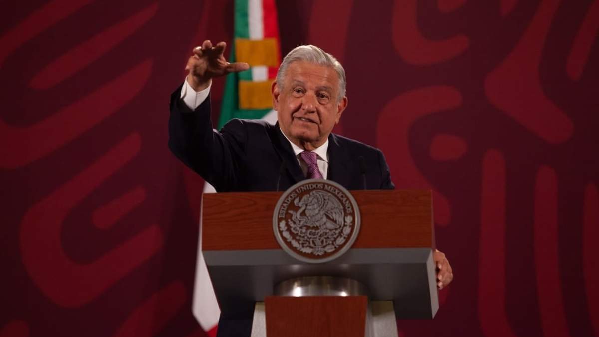 El presidente Andrés Manuel López Obrador en la mañanera