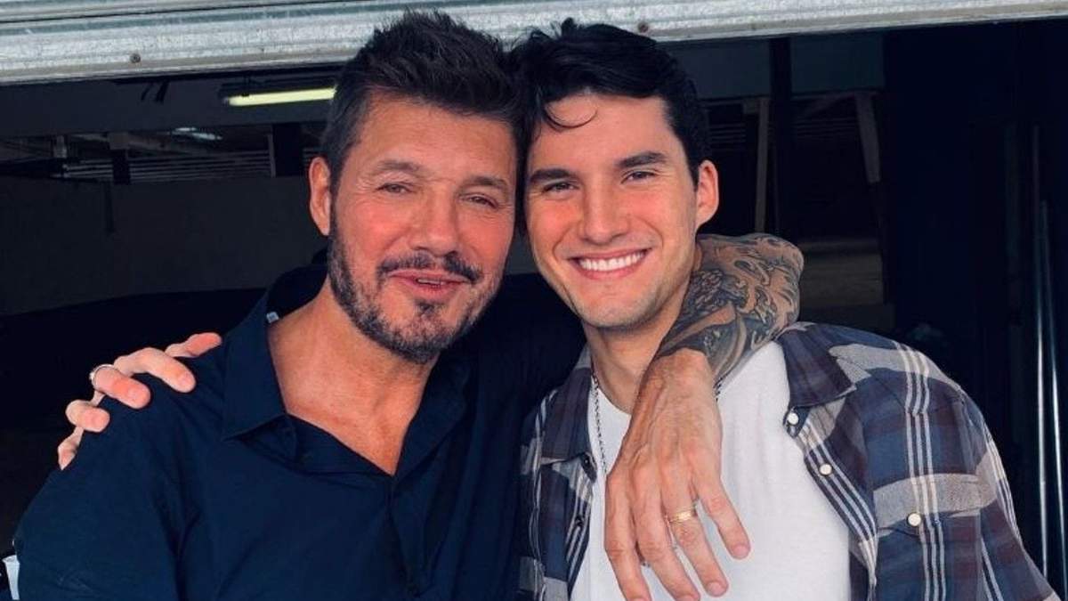 Marcelo Tinelli y su hijo Francisco. Fuente: (Instagram)