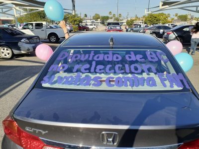Pastores cristianos encabezan caravana contra el matrimonio igualitario en BC
