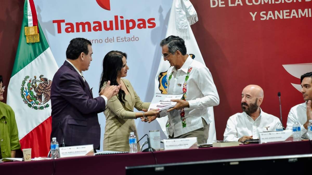El agua de Tamaulipas está en buenas manos”, le dicen legisladores federales al gobernador Américo Villarreal