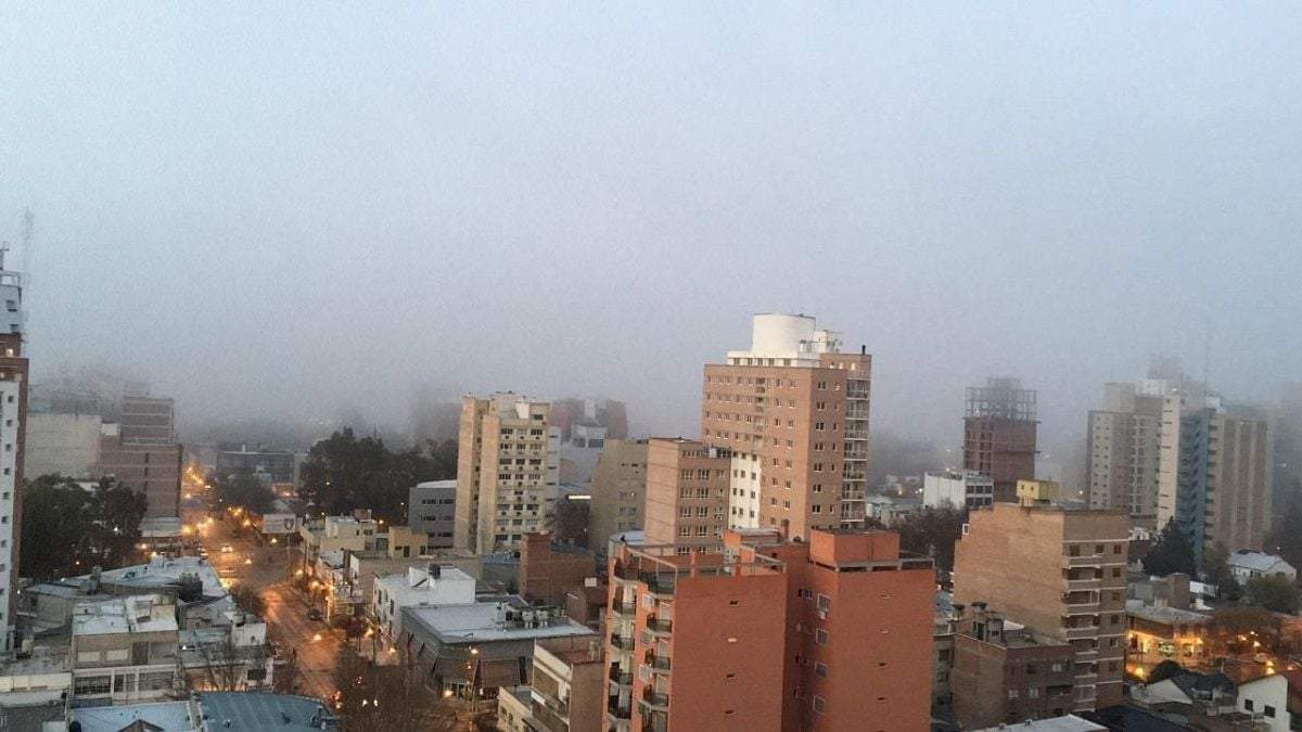 Clima en Neuquén. Fuente: (Twitter)