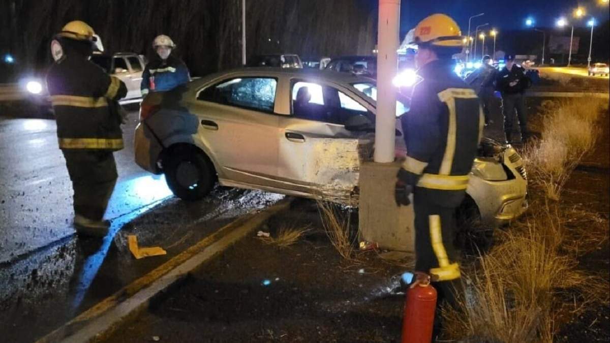 Incidente en la ruta 7. Fuente: (Centenario Digital)