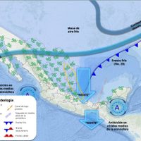 Frente frío 29 llega este jueves con su masa de aire gélido; lluvias muy fuertes en estas entidades