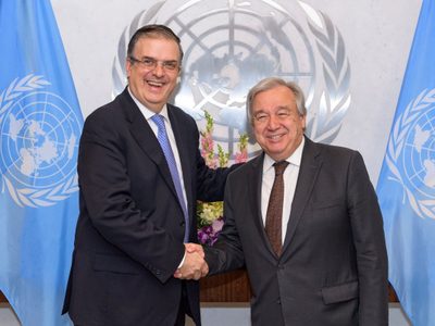 Ebrard: 14 agencias de la ONU ayudarán a México a detener la migración