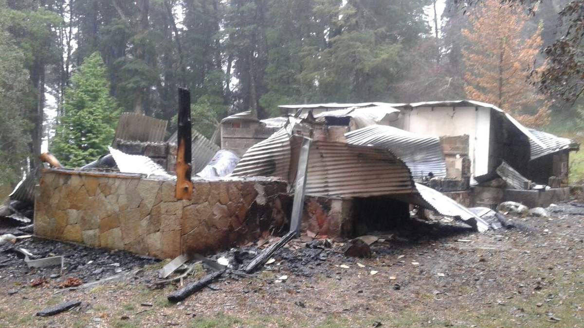 Vandalismo en Villa Mascardi. Fuente: (Facebook)