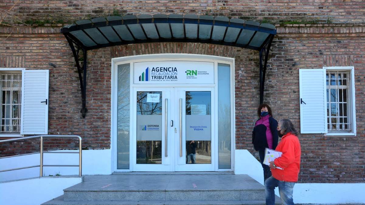 Sede de la Agencia de Recaudación Tributaria de Río Negro. Fuente: (Twitter)