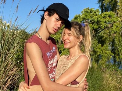 Dos bombones: Guillermina Valdés y Dante Ortega arrasaron con este material desde la pileta