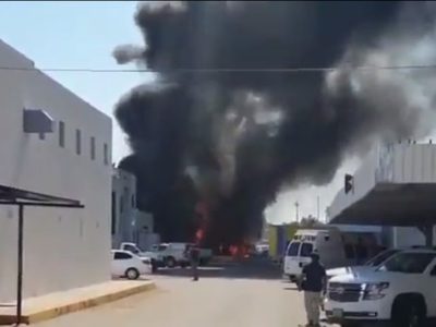 Explota y se incendia delegación de la FGR en Culiacán