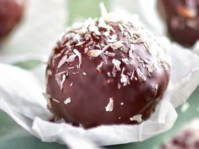 Trufas dulces de garbanzos: saludables, riquísimas y muy cremosas, la opción perfecta para comer sin culpas