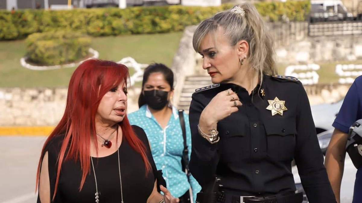 Layda Sansores y la secretaria de Seguridad de Campeche
