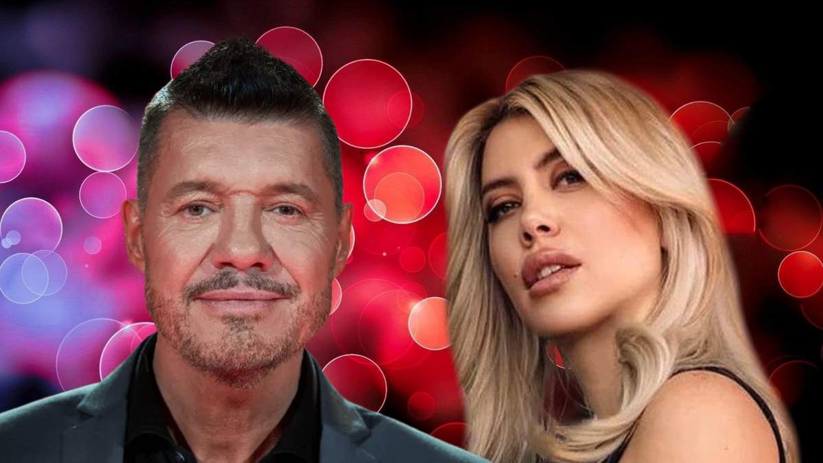 Marcelo Tinelli y Wanda Nara. Fuente: (Minuto Neuquén)