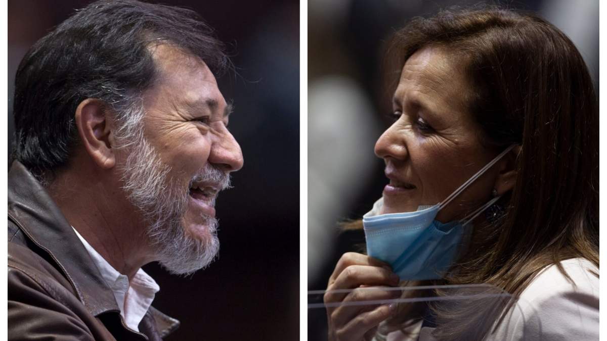 Gerardo Fernández Noroña y Margarita Zavala