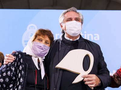 Alberto Fernández homenajeó a los sindicalistas desaparecidos
