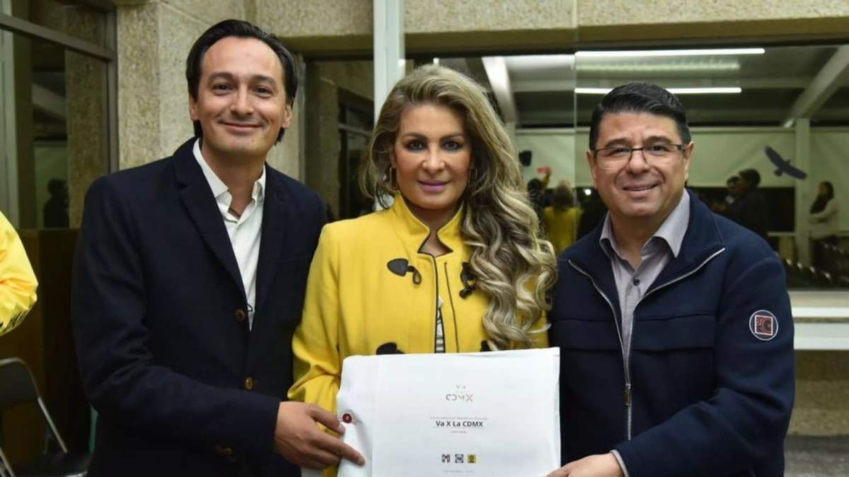 Líderes del PAN, PRI y PRD en la CDMX