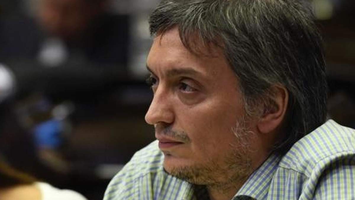Máximo Kirchner, presidente del bloque de diputados nacionales del Frente de Todos. Fuente: (Twitter)