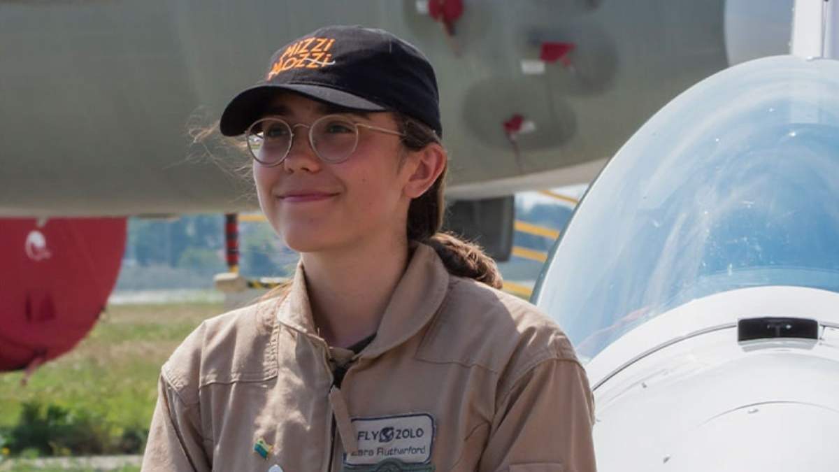 La piloto belga-británica Zara Rutherford