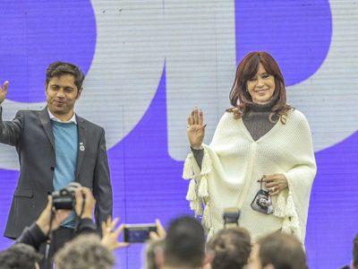 Axel Kicillof y Cristina Kirchner se reunieron en San José 1111