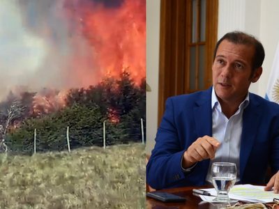 Omar Gutiérrez declaró el estado de emergencia ígnea por los incendios en Aluminé